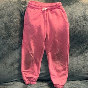 Zara Pink Kids Sweatpants stained
